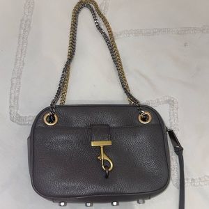Rebecca Minkoff Lou Shoulder Bag in Graphite